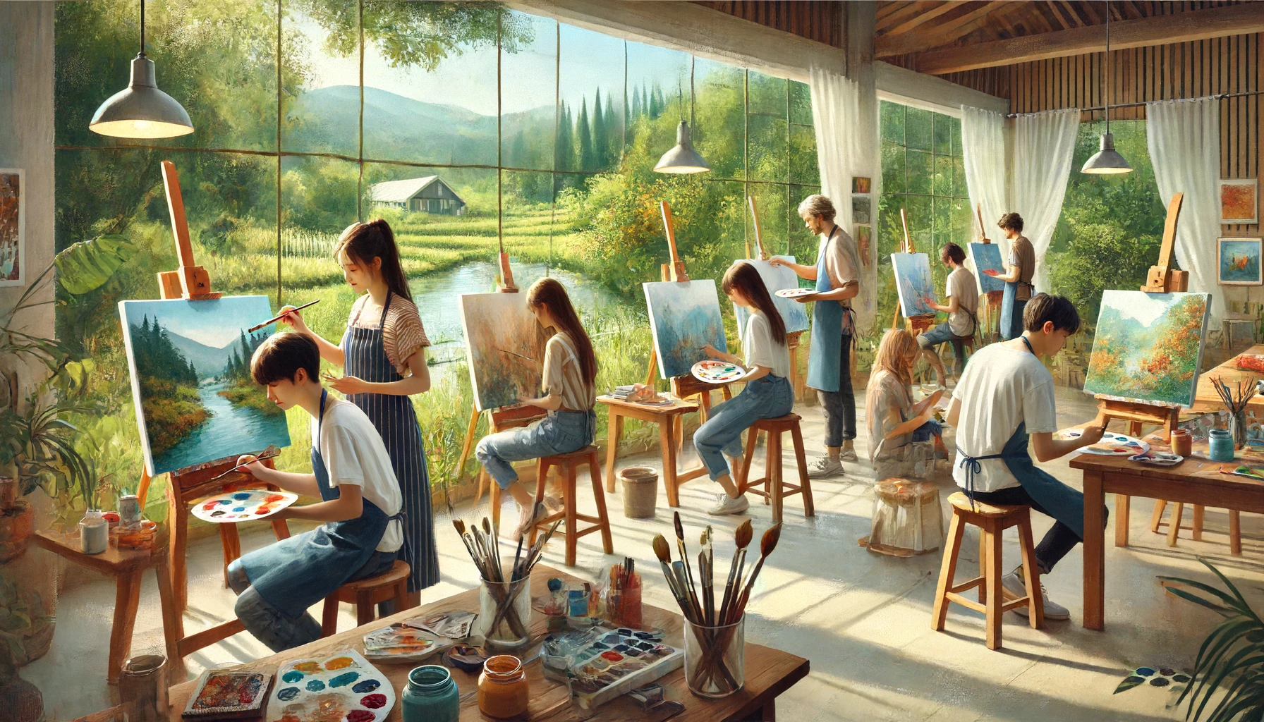 Painting School by Weebeast